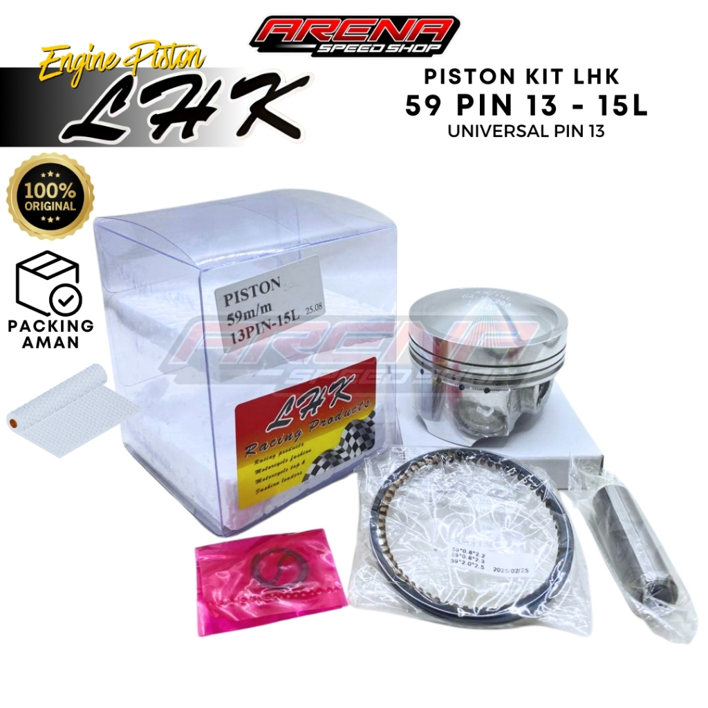 LHK Piston Kit 59mm Pin 13-15L Casting Seher 59 Pen 13 Piston Universal Original LHK