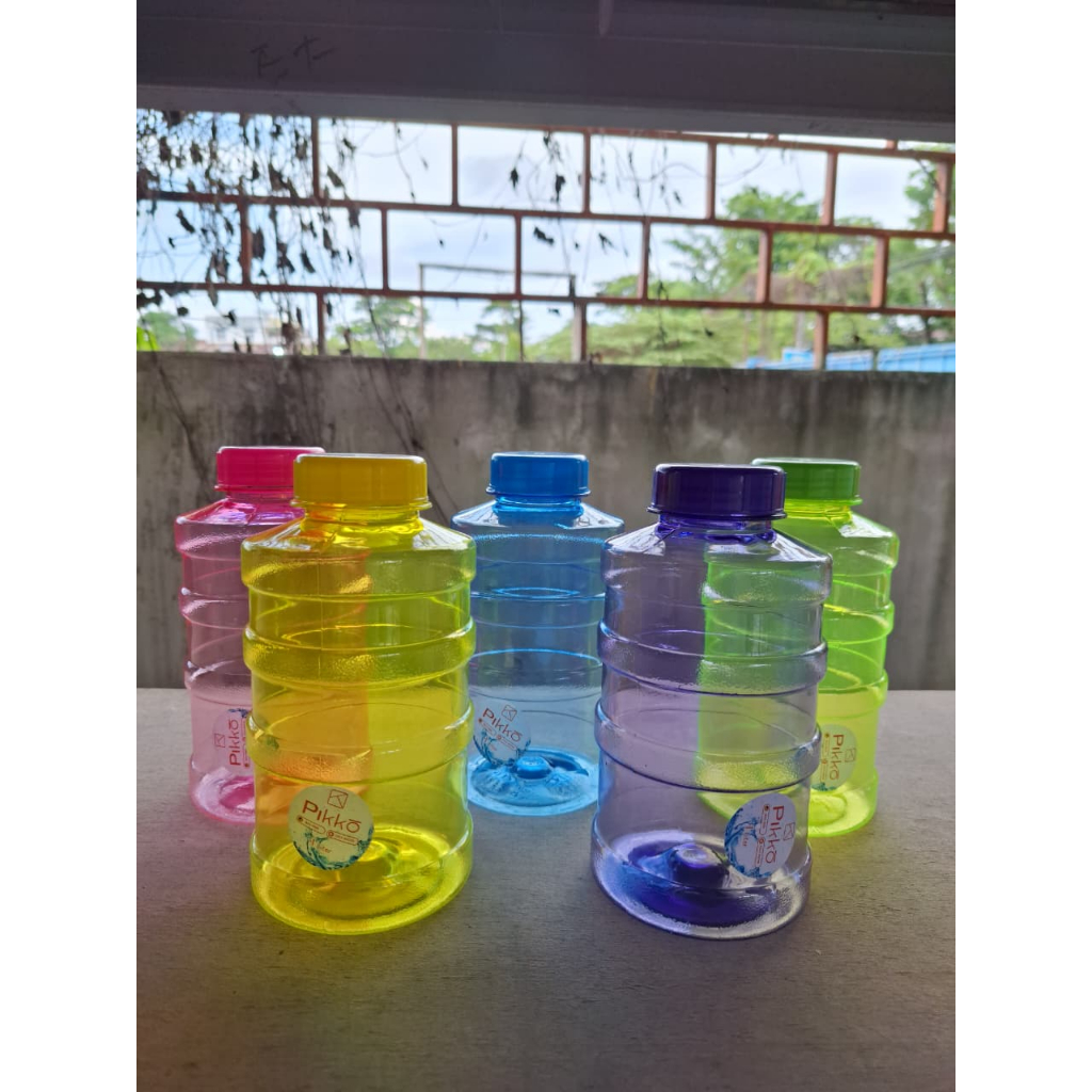 BTM1KL Botol Minum Pikko Plastik Model Galon Lucu 1 Liter
