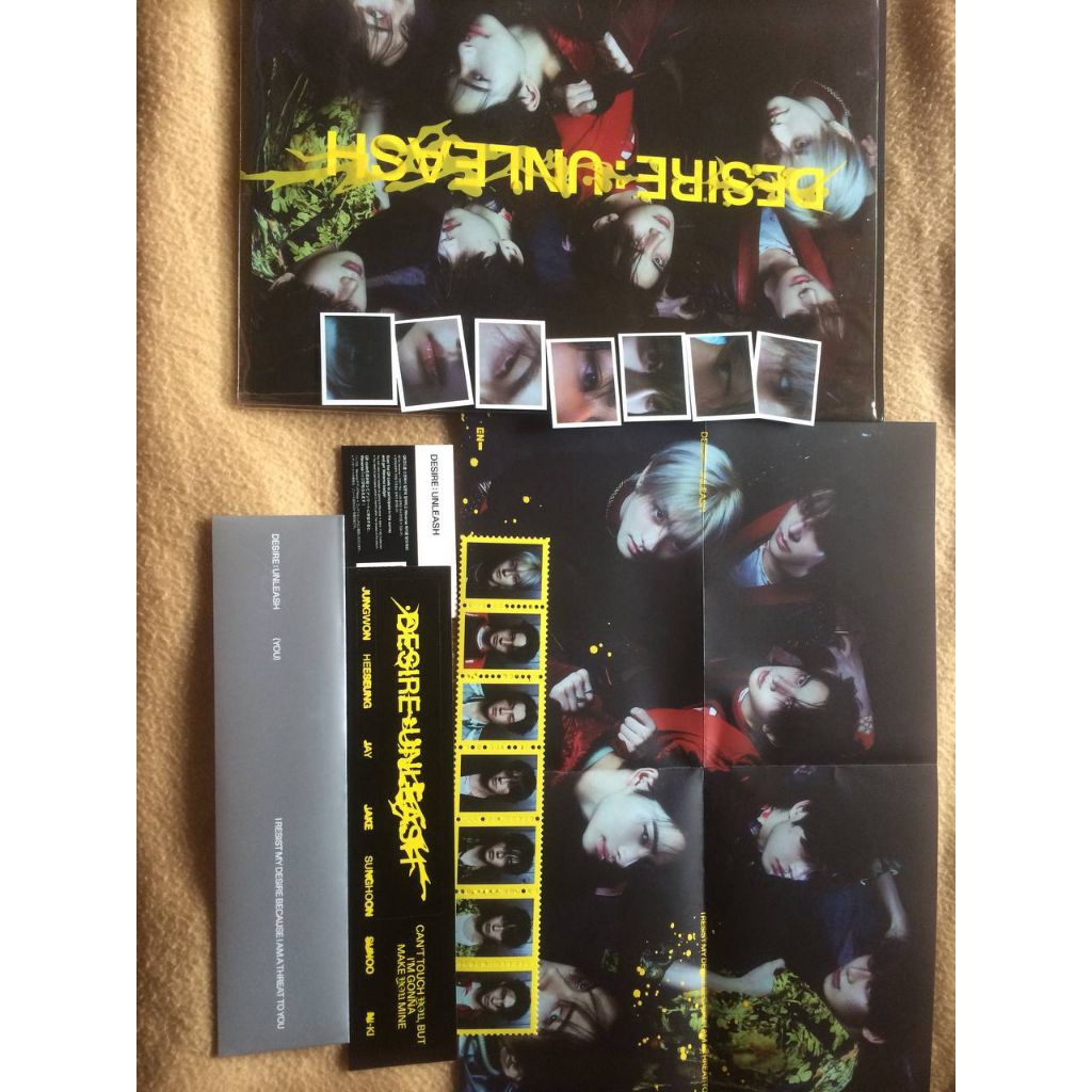 [ALBUM ONLY] ALBUM ENHYPEN DESIRE UNLEASH MAKE DAN YOU VER