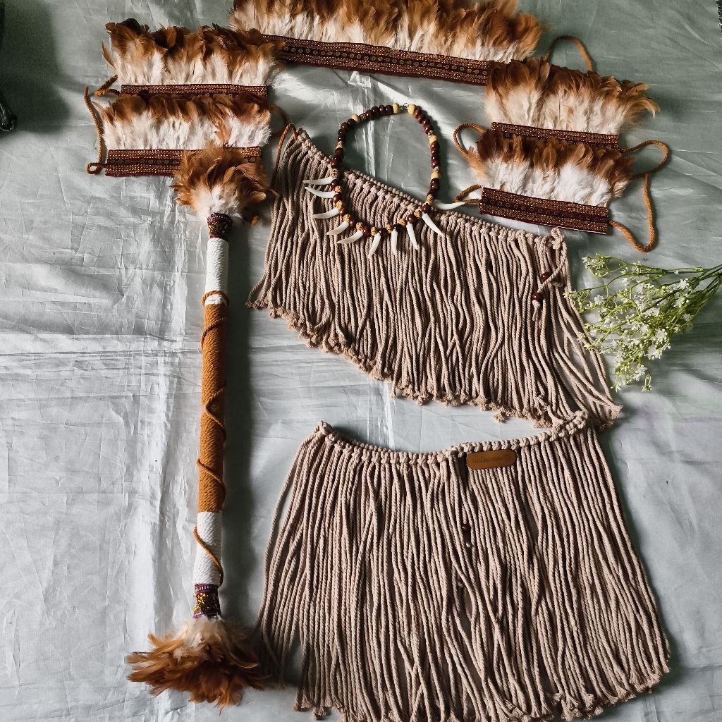 Baju adat anak papua asmat murah