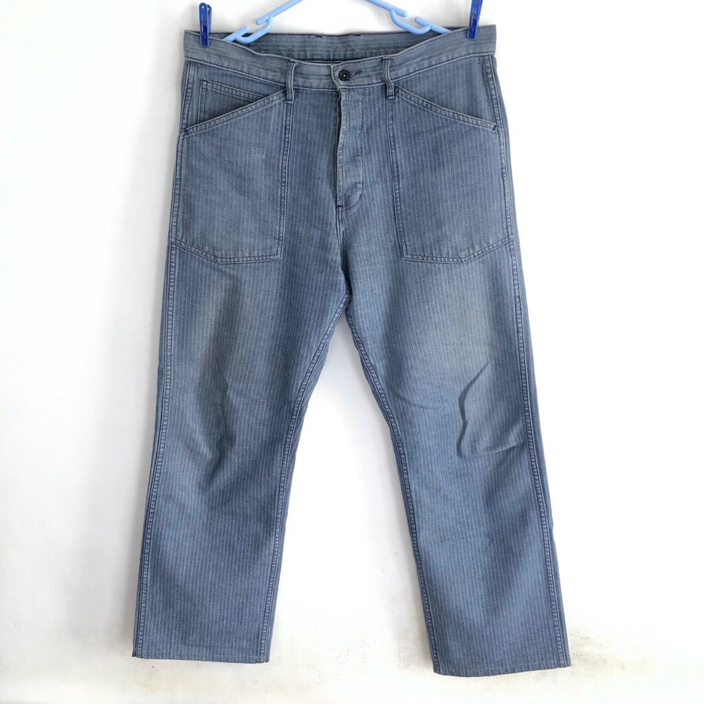 (Rare) Vintage Levis LSC-99W Herringbone HBT Denim with Back buckles