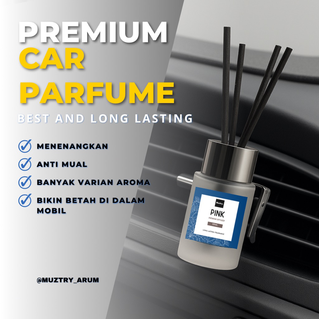 Pengharum Mobil / Parfum Mobil Capit / Reed Diffuser mobil model capit