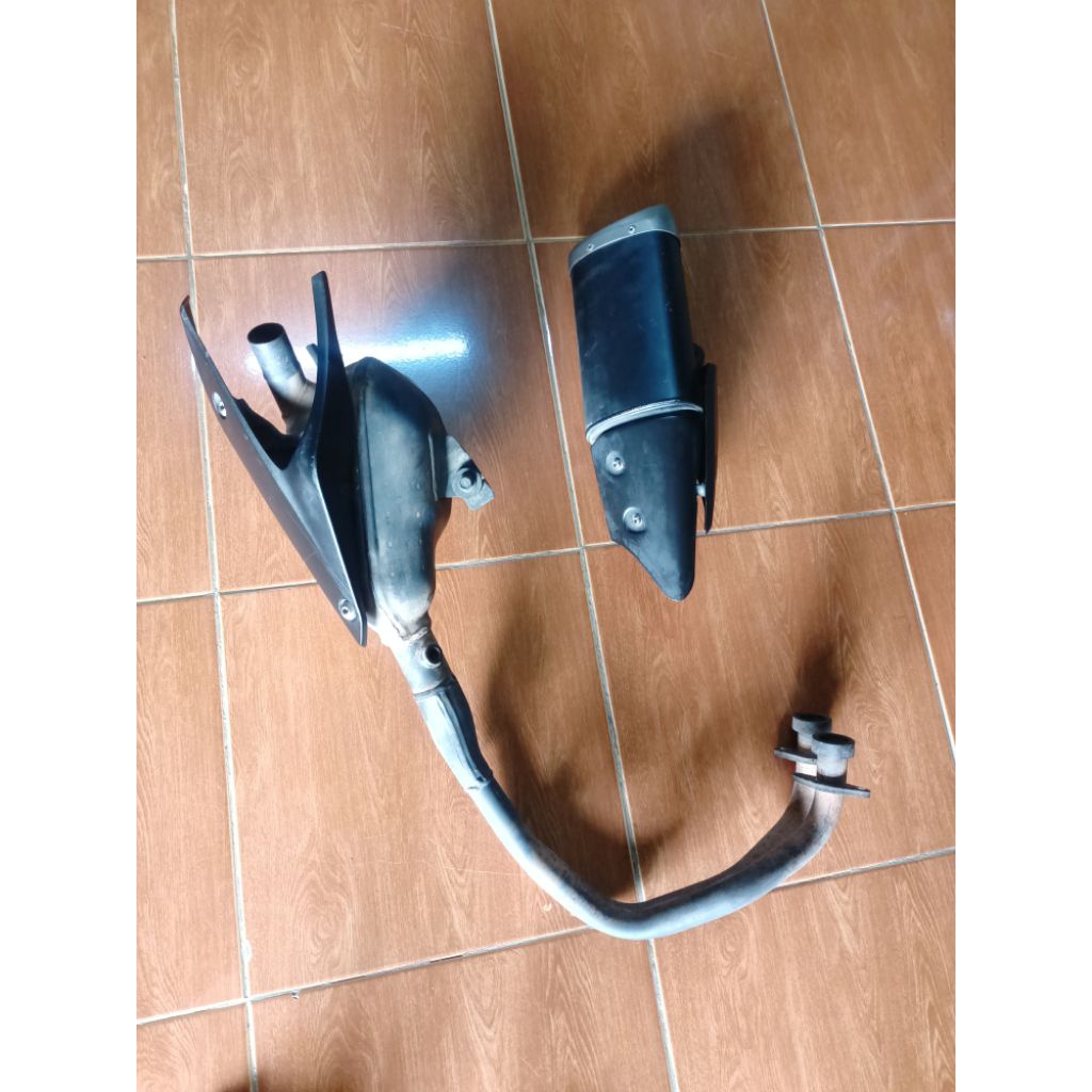 knalpot standar R25 MT25 original