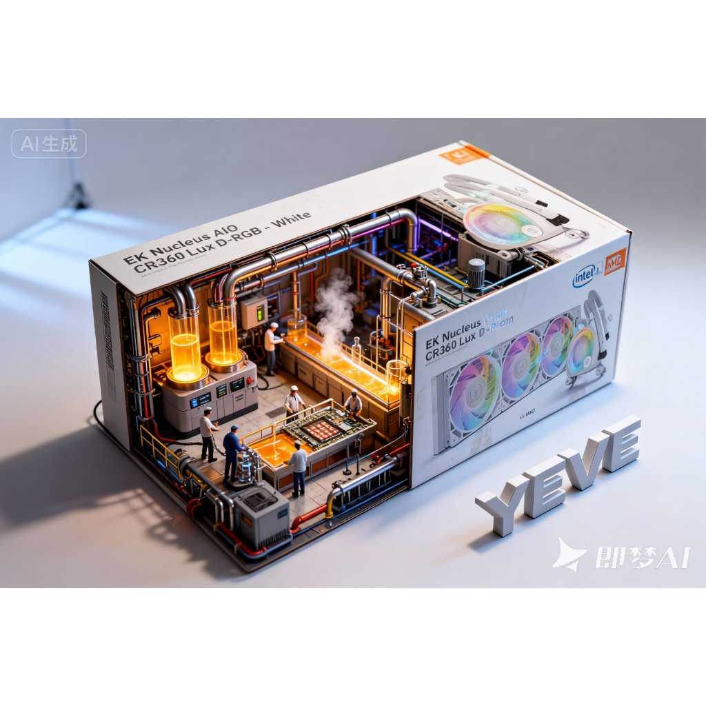 [Bekas] EKWB Nucleus AIO CR360 Lux D-RGB – Water Cooler 360mm