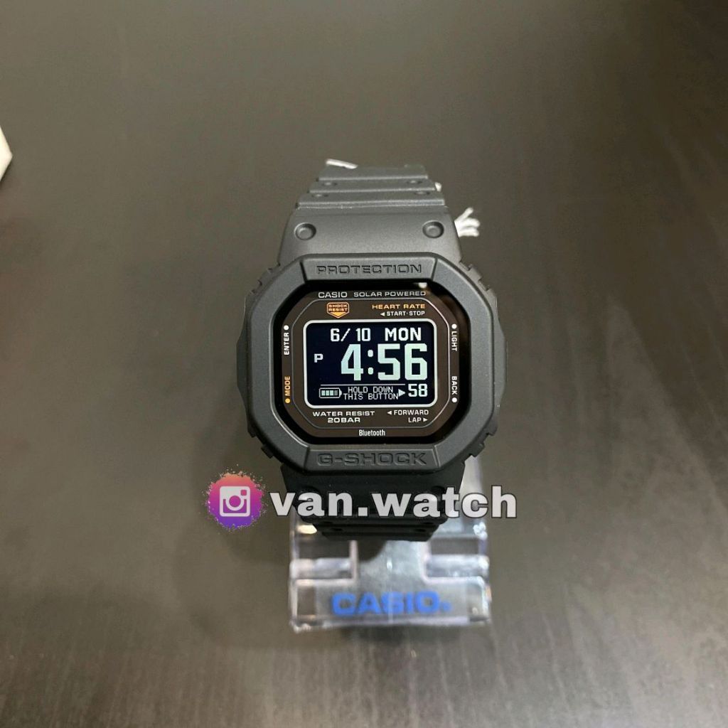 CASIO Gshock DW-H5600-1 / DWH5600 / DW H5600-1 Heart Rate Monitor Original
