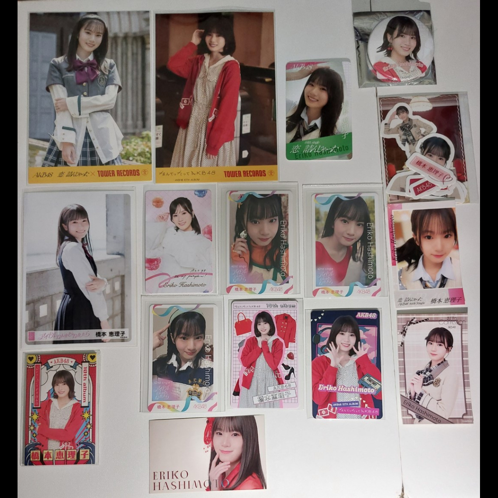 Photocard & Goods Hashimoto Eriko AKB48