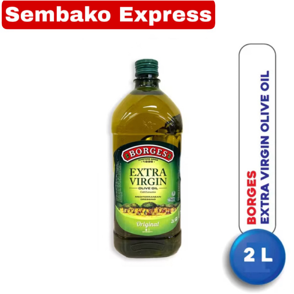 Borges Extra Virgin Olive Oil Original 2L - Minyak Zaitun Murni Import Spanyol