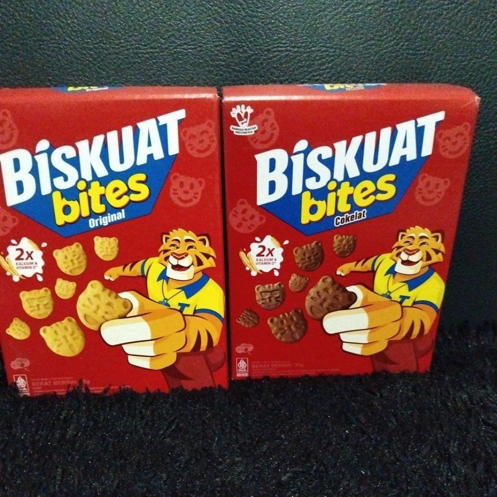 Biskuat bites 35gr biskuit coklat dan original