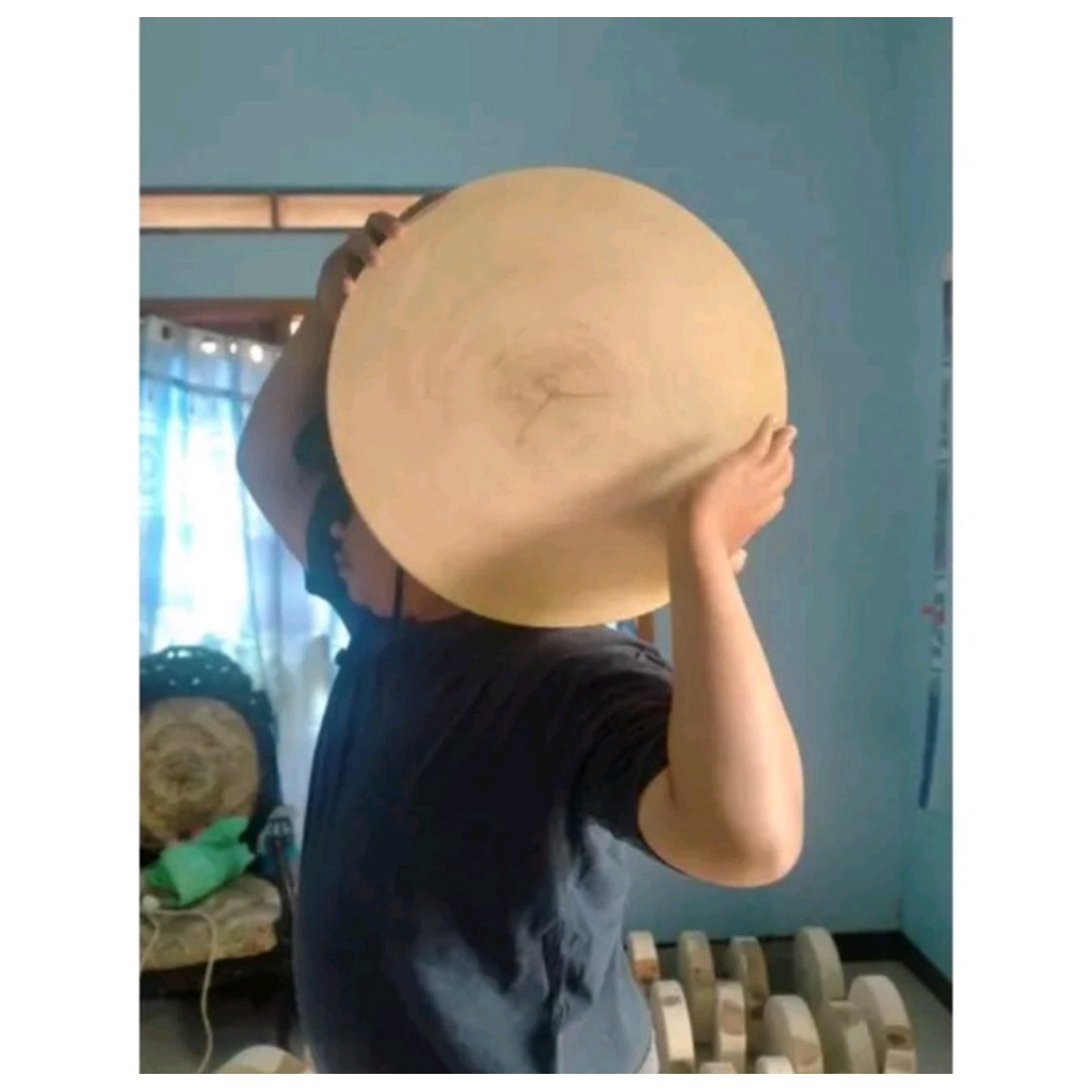 talenan kayu bulat diameter 50cm tebal 20cm kayu talenan super