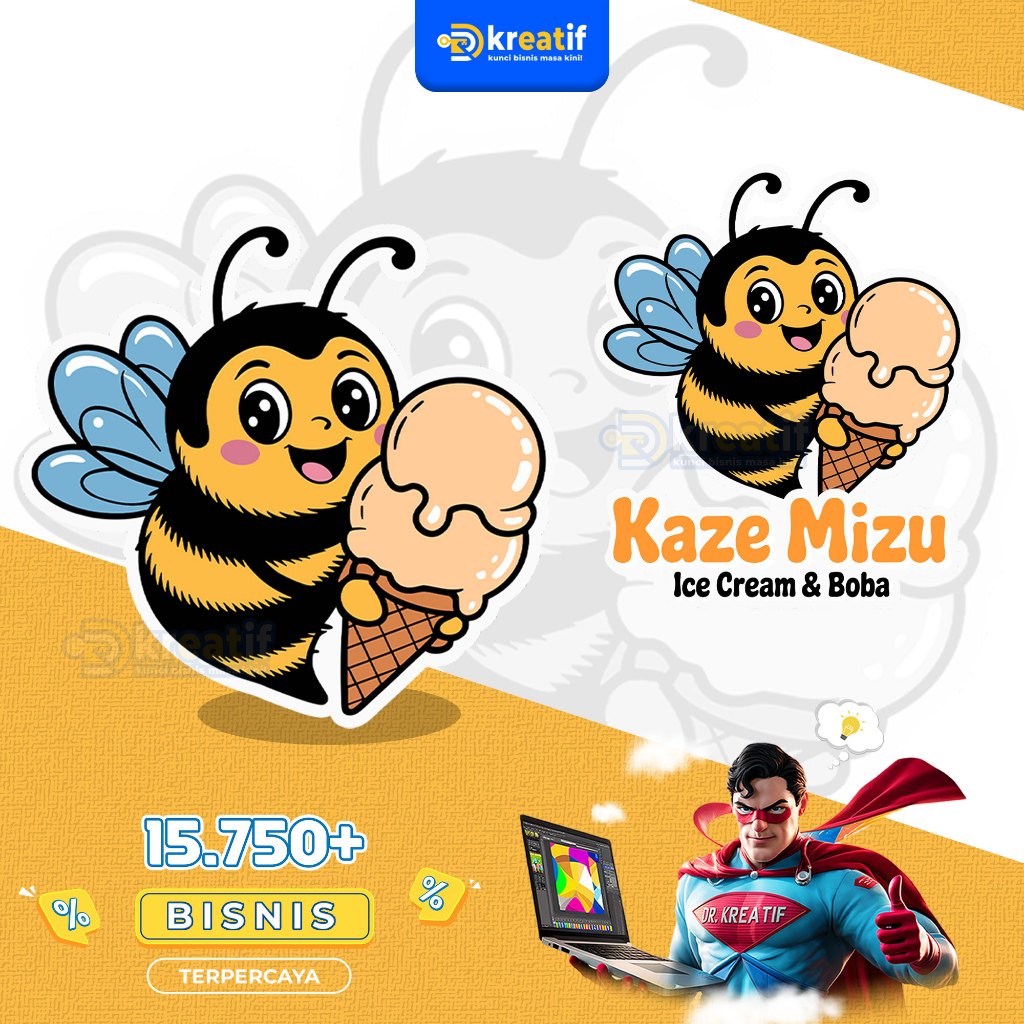 Jasa Desain Logo Kuliner & Makanan - Maskot Profesional UMKM