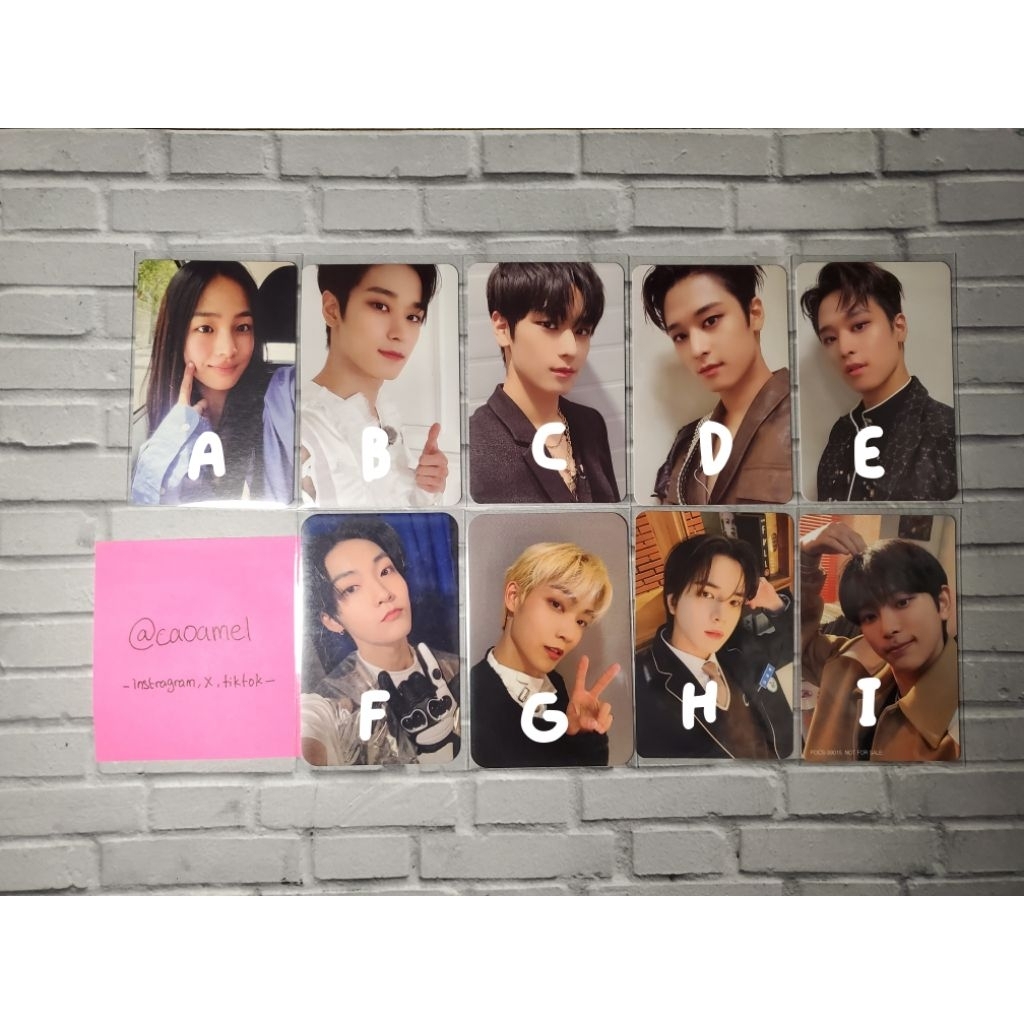 (CLEAR SALE) PC MINJI JUYEON KEVIN YOUNGHOON HARUA PHOTOCARD OFFICIAL