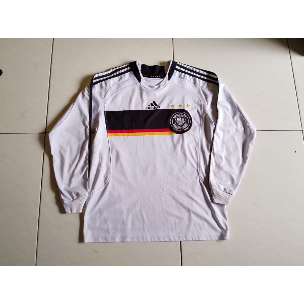 Jersey Timnas Jerman Home Edisi Euro 2008 Long Sleeve
