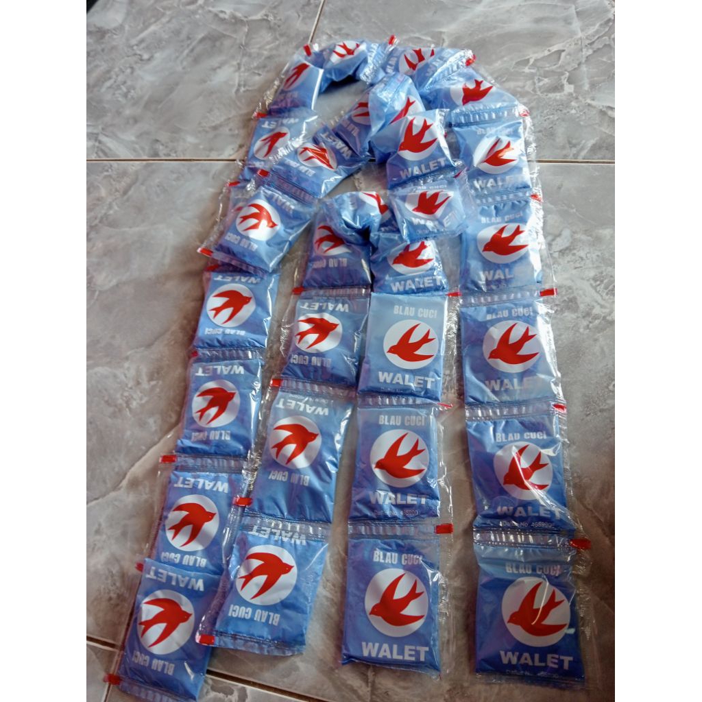 Blau cuci cap walet 1 renceng isi 15pcs