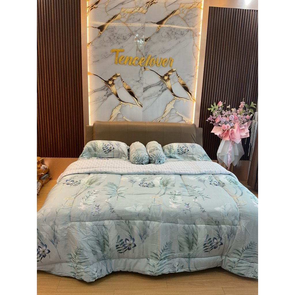 Sprei dan Bedcover Sutra Tencel Size 200x200x40