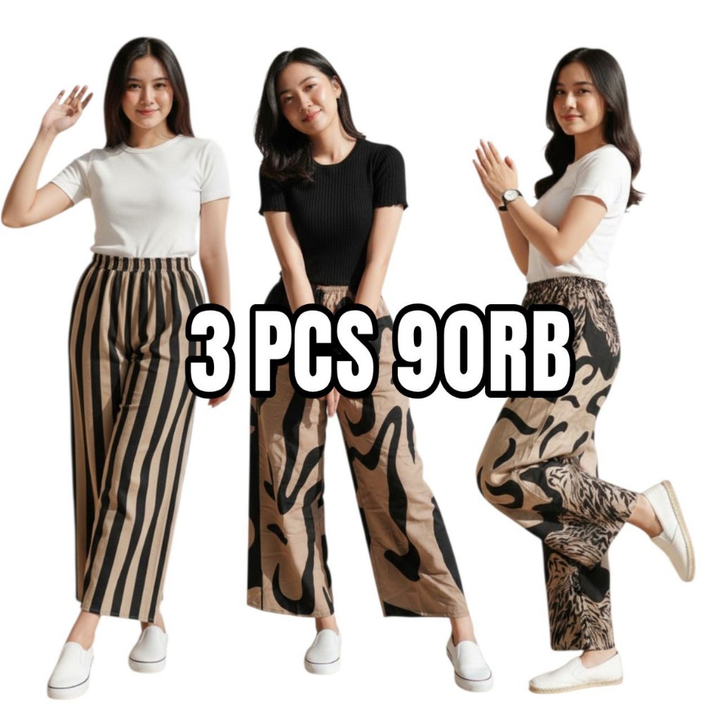 Celana Kulot Tie Dye | Bahan Kulot Bahan rayon premium | Kulot Tie Dye Panjang | Celana Tie Dye Panj