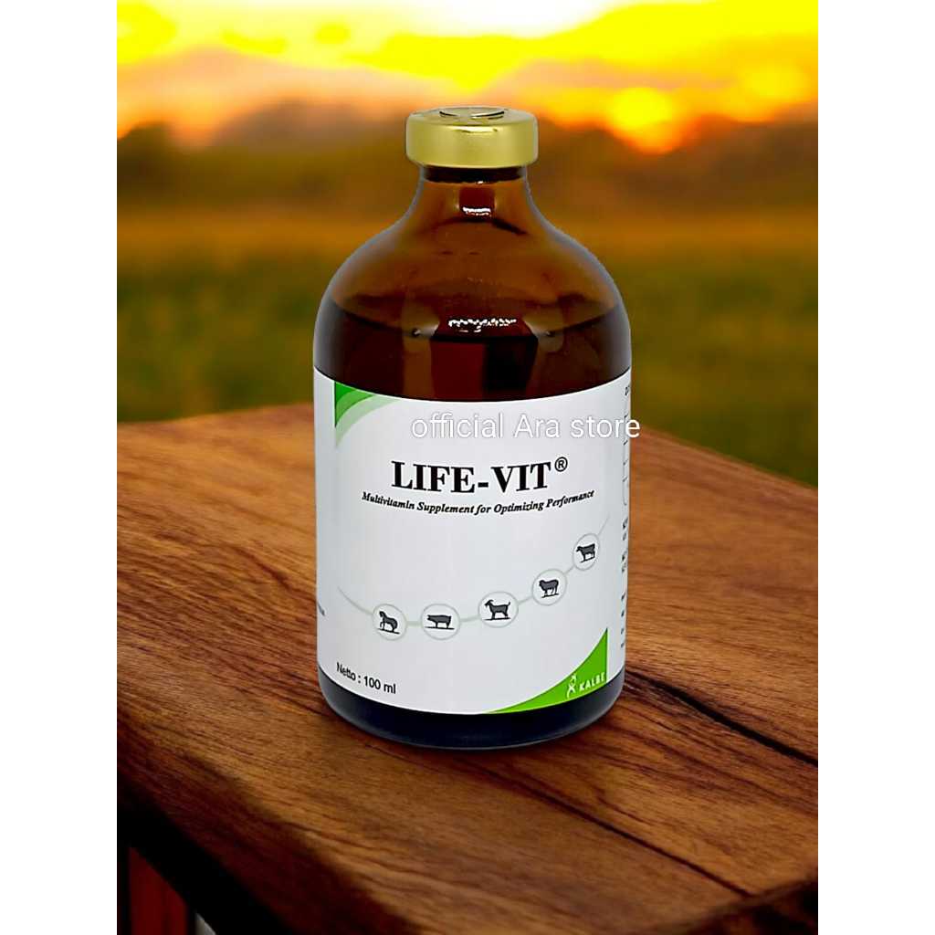 LIFEVIT MULTIVITAMIN INJEKSI HEWAN|MULTIVITAMIN HEWAN|VITAMIN A VITAMIN D VITAMIN E VITAMIN K VITAMI