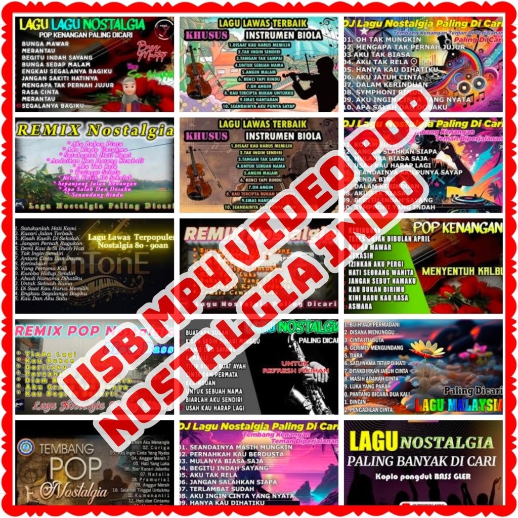 USB ISI LAGU POP INDONESIA NOSTALGIA