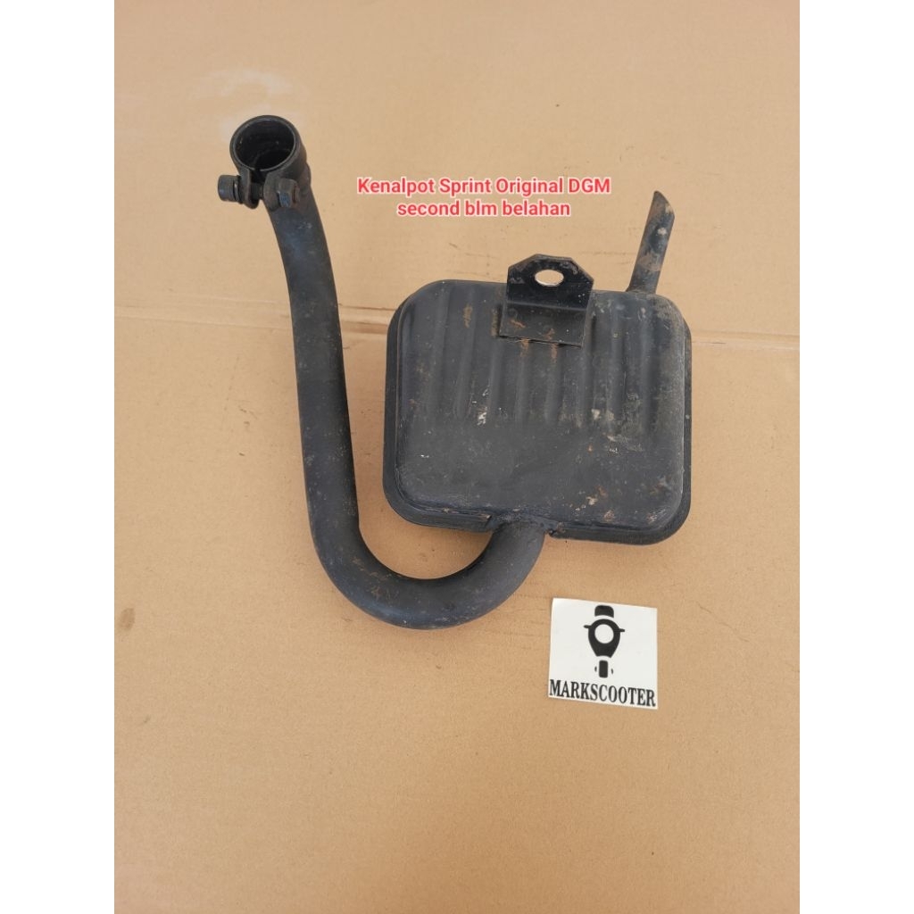 knalpot kenalpot vespa sprint Original DGM second