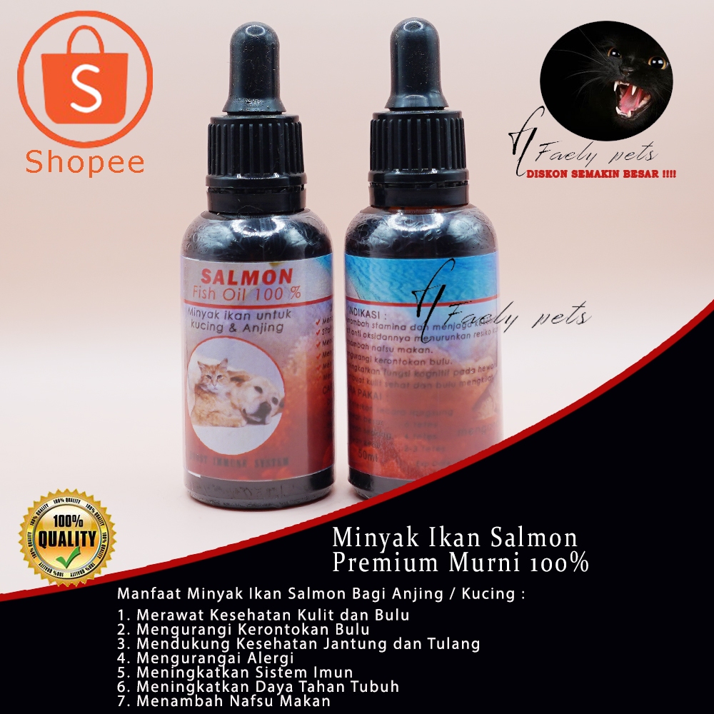Minyak ikan salmon murni minyak ikan salmon oil asli 100%