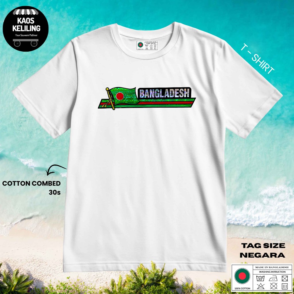 KAOS OLEH OLEH BANGLADESH 9 PAKAI TAG LABEL BANGLADESH ASLI BAJU SOUVENIR PREMIUM GIFT