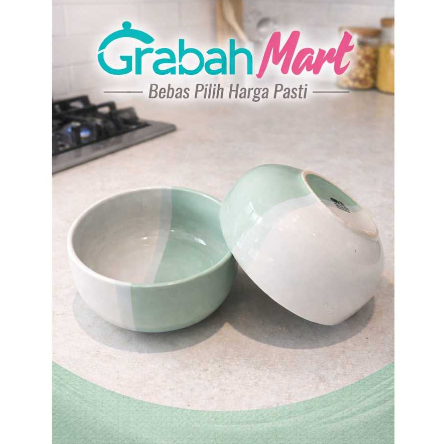 Mangkok Keramik Two Tone/Mangkok Keramik Warna