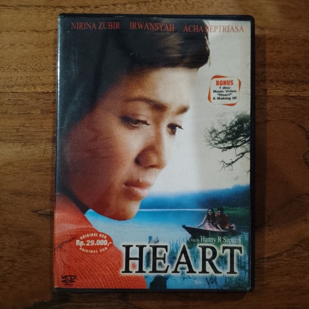 VCD Original Heart (Nirina, Irwansyah, Acha Septriasa)