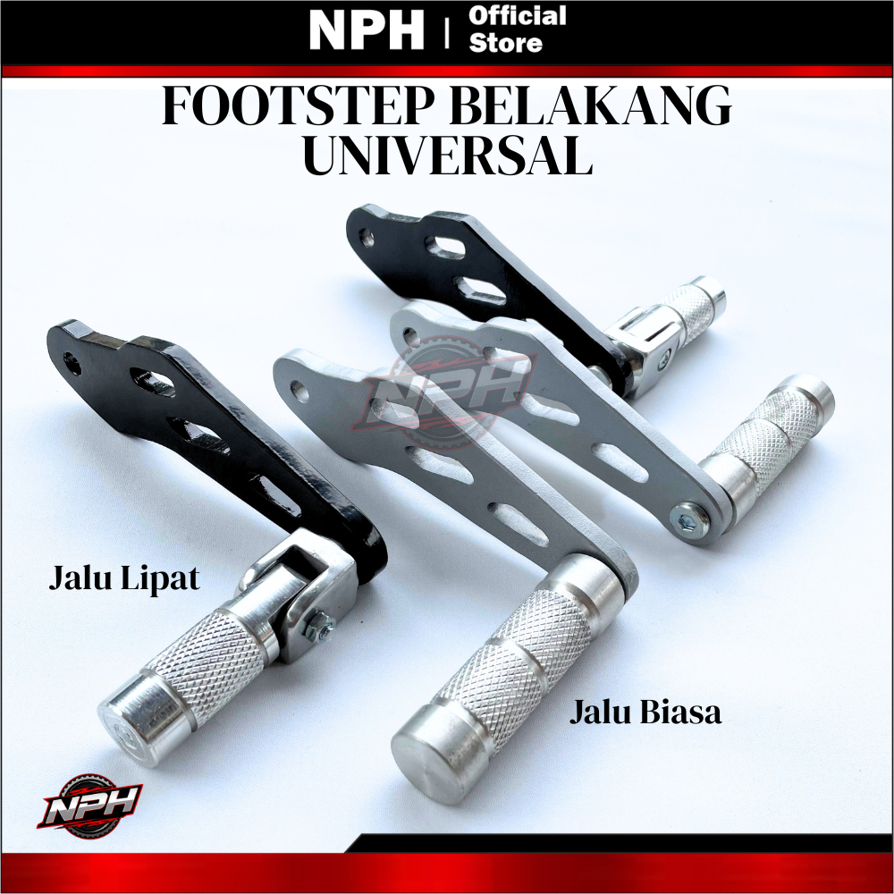 Step Belakang Satria Fu Jalu Lipat CNC Satria FU/FI dan Sonic 150R Step Belakang Model L3