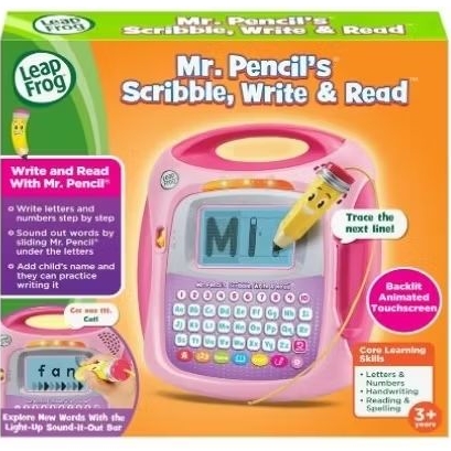LeapFrog Mr Pencil's Scribble, Write and Read, Pink
