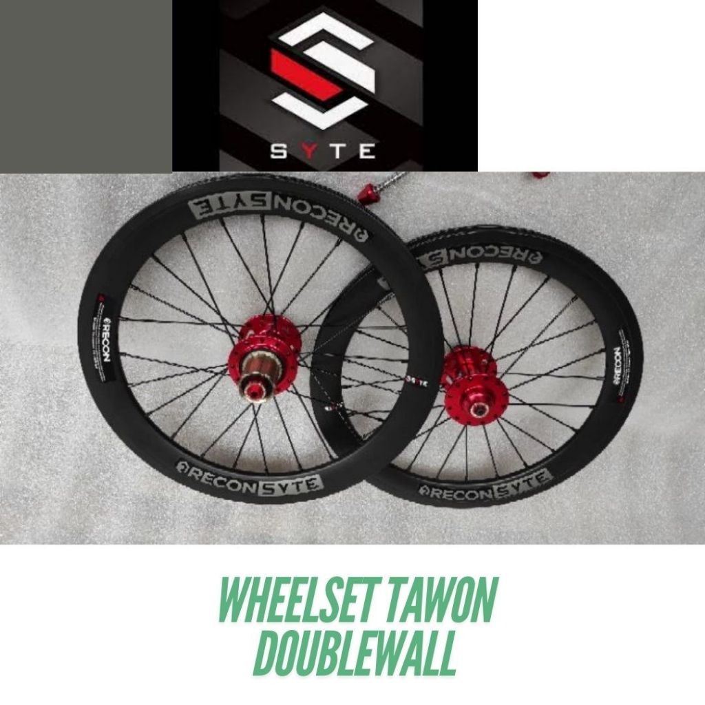 SYTE RECON Wheelset 16 Plus 20 Murni Tawon Jangkrik 16 X 1 3/8 348 24 Hole 20 X 1.75 Alloy Alumunium