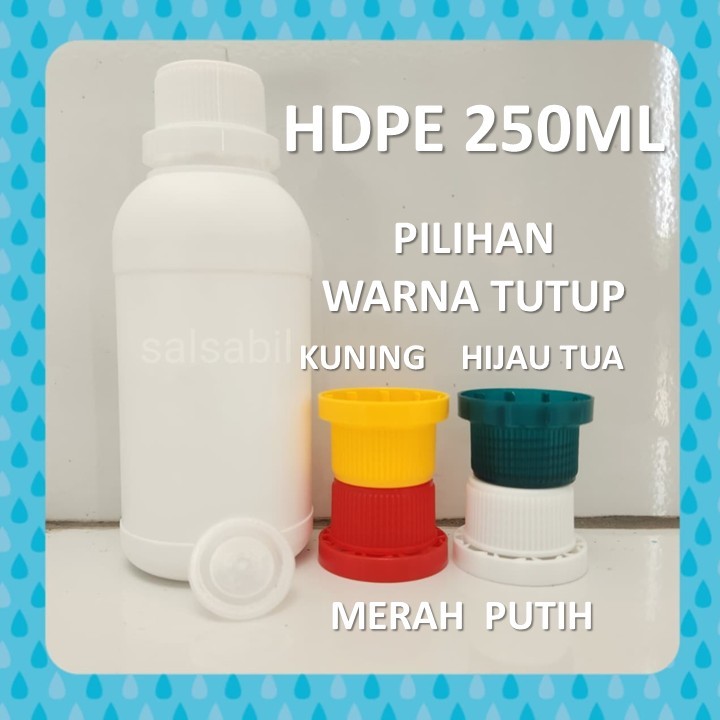 Botol HDPE 250ml / botol agro 250ml
