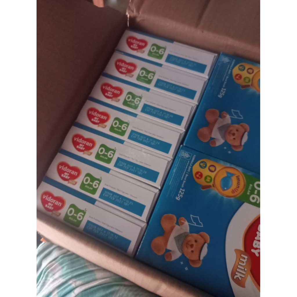 susu bayi, vidoran 0-6bulna