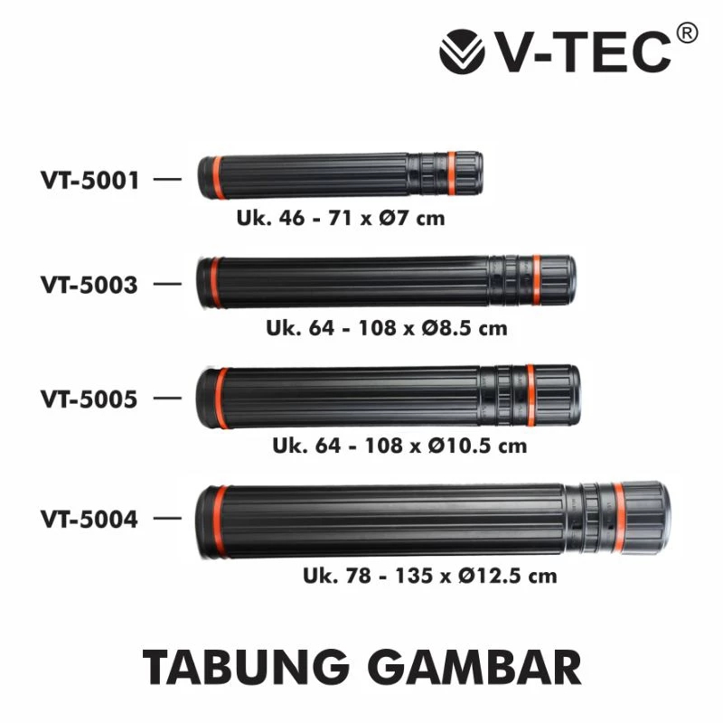 V-TEC Tabung Gambar / Drafting Tube diameter 12.5 cm