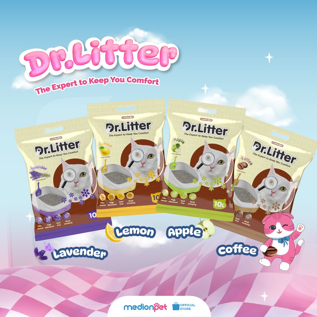 Pasir Kucing Dr. Litter 10 Liter