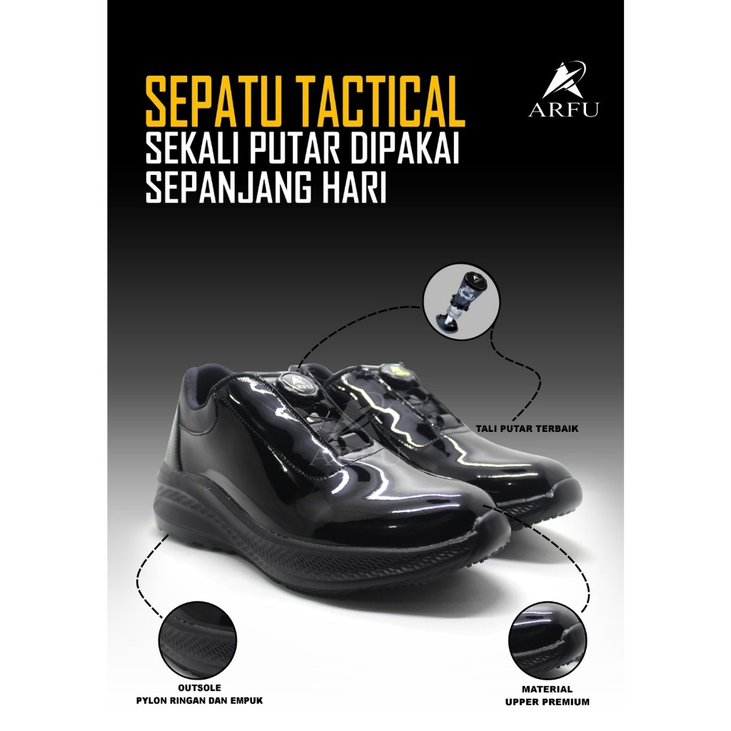 Sepatu Pdh Tactical Tali Putar Sepatu Pdh Mabes Sepatu Pdh Tni Sepatu Pdh Polri Polisi Sepatu Pdh Di
