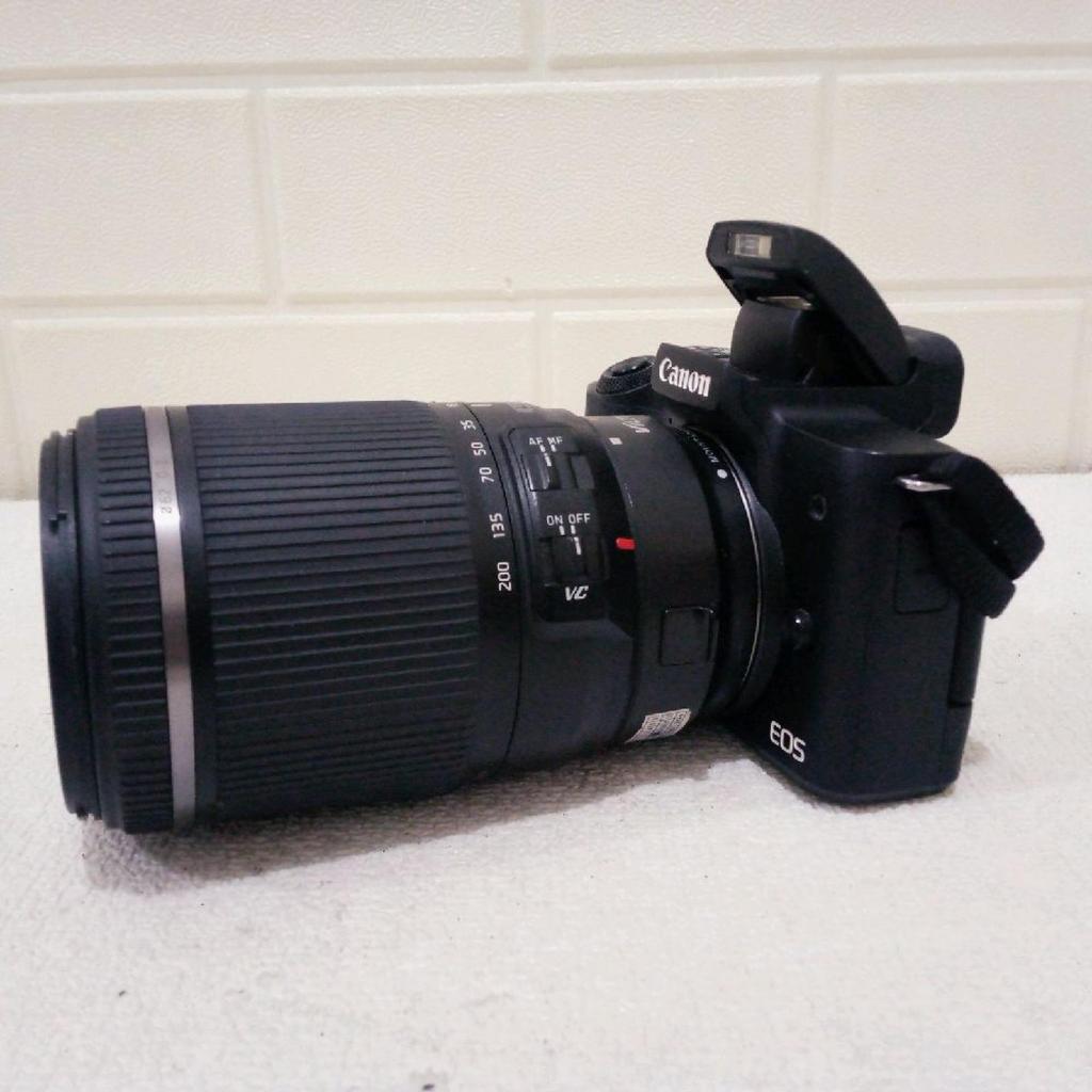 Canon eos M50 Mark II lensa vc 18-200mm kamera mirrorless camera second