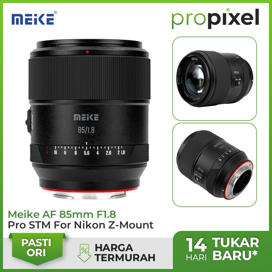Meike AF 85mm f1.8 Pro STM for Nikon Z Mount Fullframe Lens Meike 85 mm f/1.8 Pro Garansi Resmi