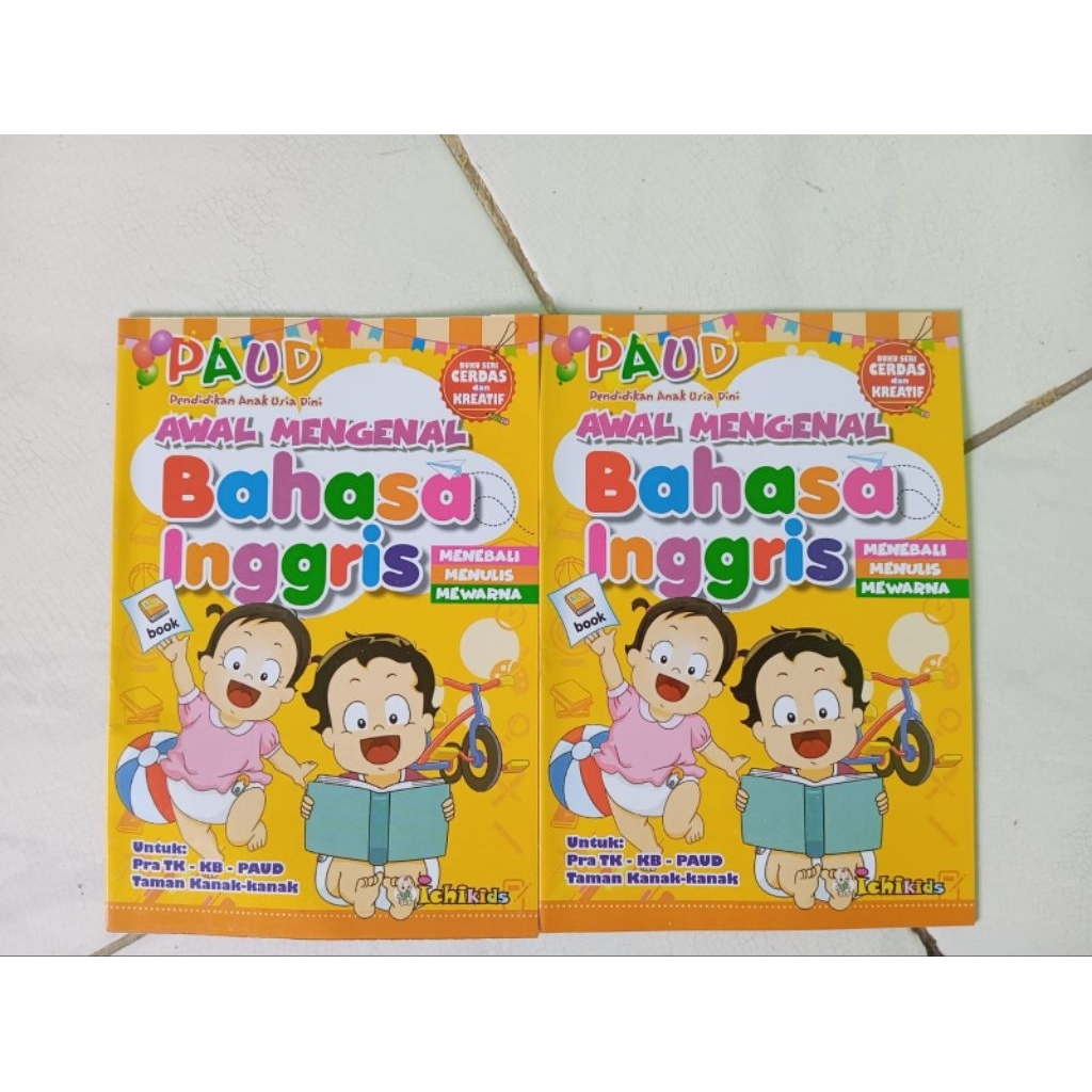 Buku Awal Mengenal Bahasa Inggris (seri Kata Benda, Verb, & Terampil Berbahasa Inggris) terbitan Ich