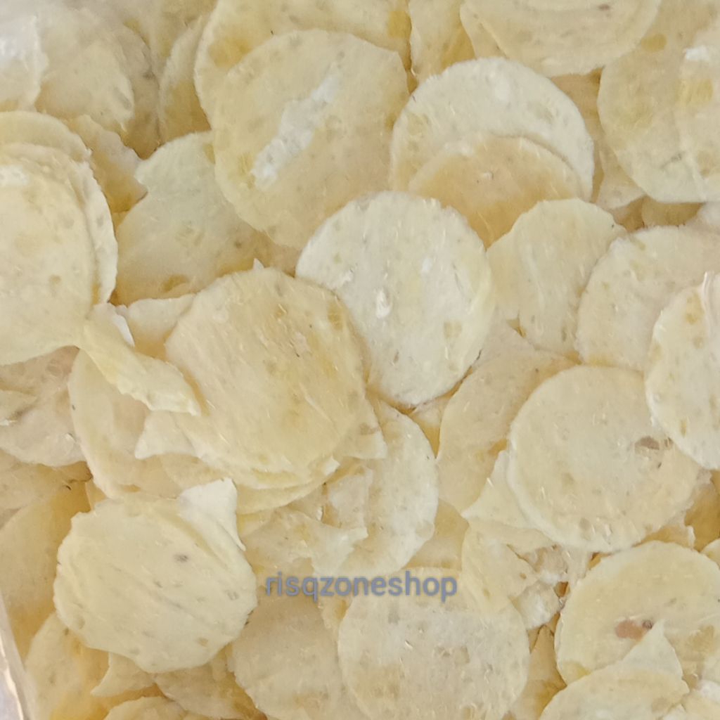 Kerupuk OPAK SINGKONG Koin Mentah 500gr Padang