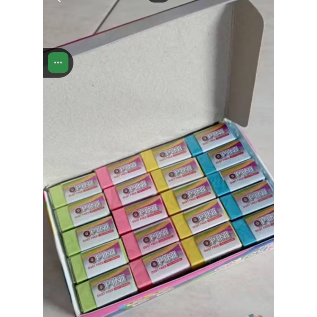 Penghapus opini / Eraser Pensil warna warni/aman untuk anak