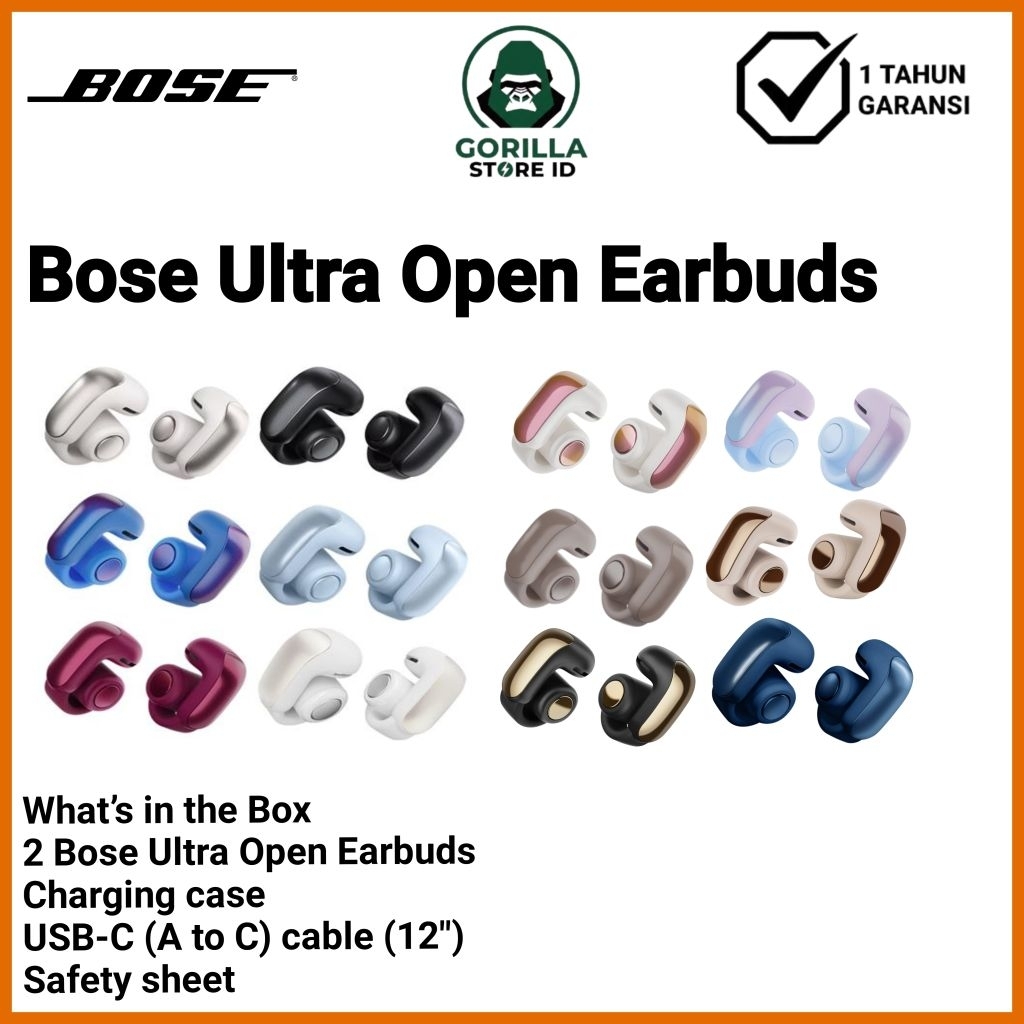 Bose Ultra Open Earbuds Open Ear Bluetooth Wireless Earclip