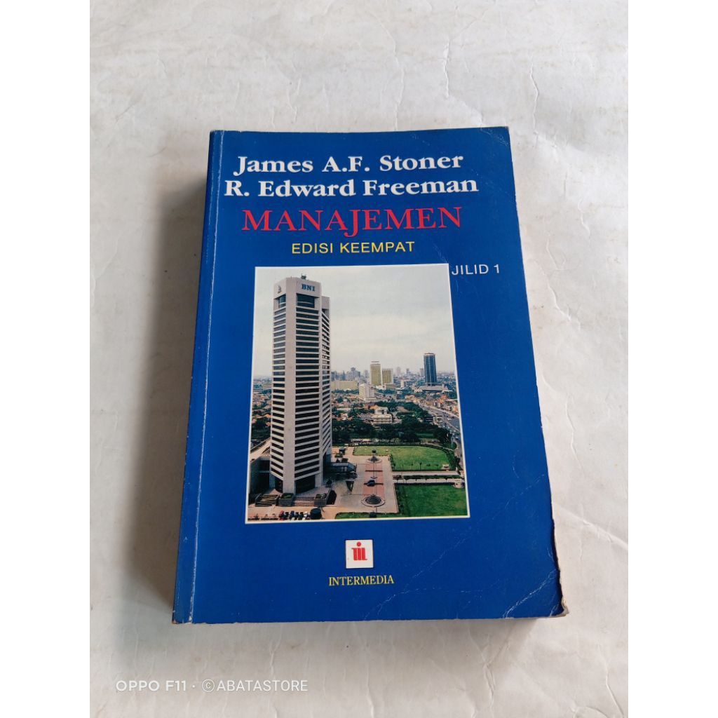 BUKU MANAJEMEN JILID 1 EDISI KEEMPAT JAMES A F STONER