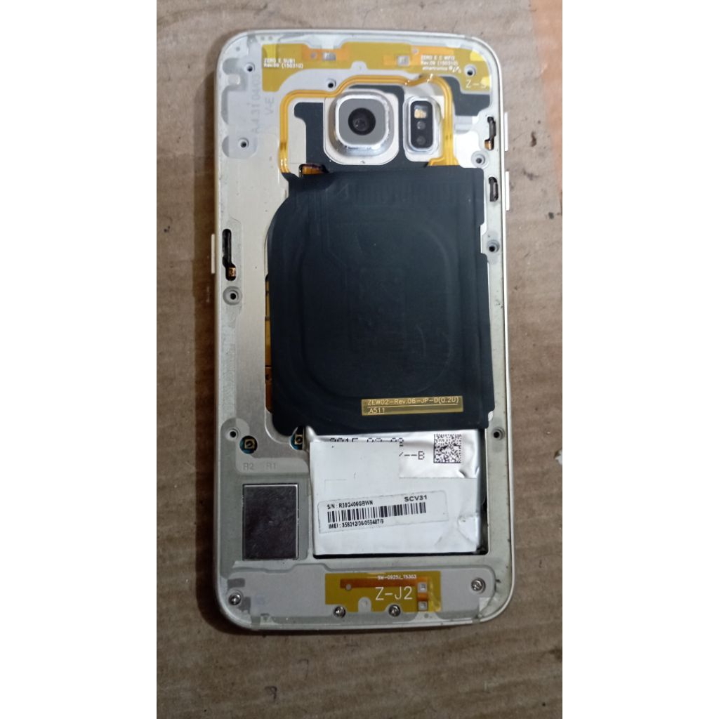 mesin Samsung S6 edge SM-G925f normal minus lcd
