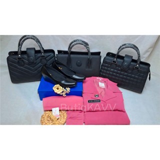 Paket Komplit (3) PSH Bhayangkari MUSLIM dengan Sepatu dan Tas Bhayangkari Logo Magnet