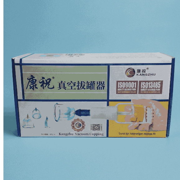 Alat bekam isi 6 pcs Kop Angin Kangzhu isi 6 Kop Bekam MURAH Berkualitas Original Tebal Kang Zhu