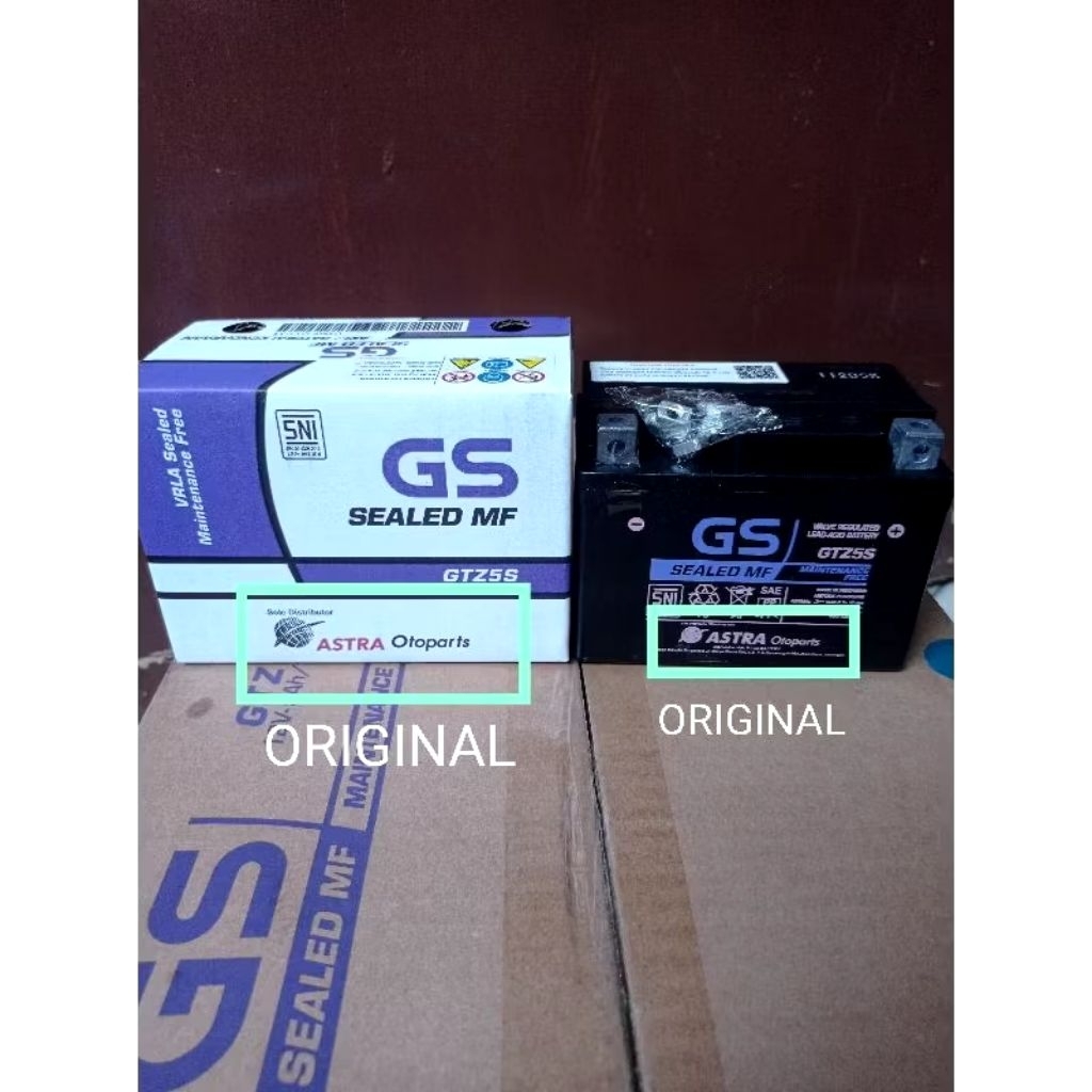 AKI ACCU GS GTZ5S AKI BEAT VARIO MIO VIXION BYSON UNIVERSAL FULL KERING ORIGINAL
