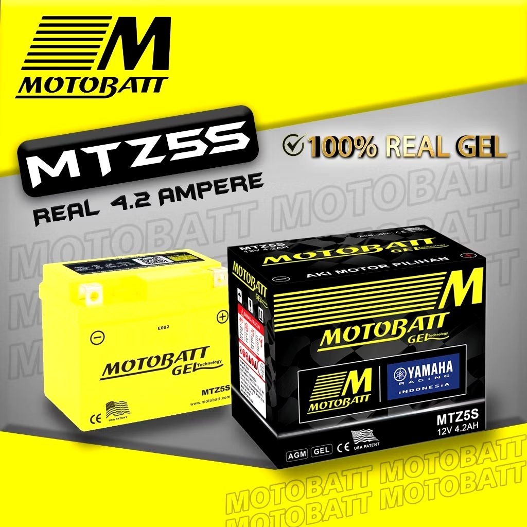 AKI MOTOBATT ORIGINAL ACCU MOTOBATT MTZ5S AKI BEAT VARIO MIO VIXION BYSON UNIVERSAL AKI TEKNOLOGI GE