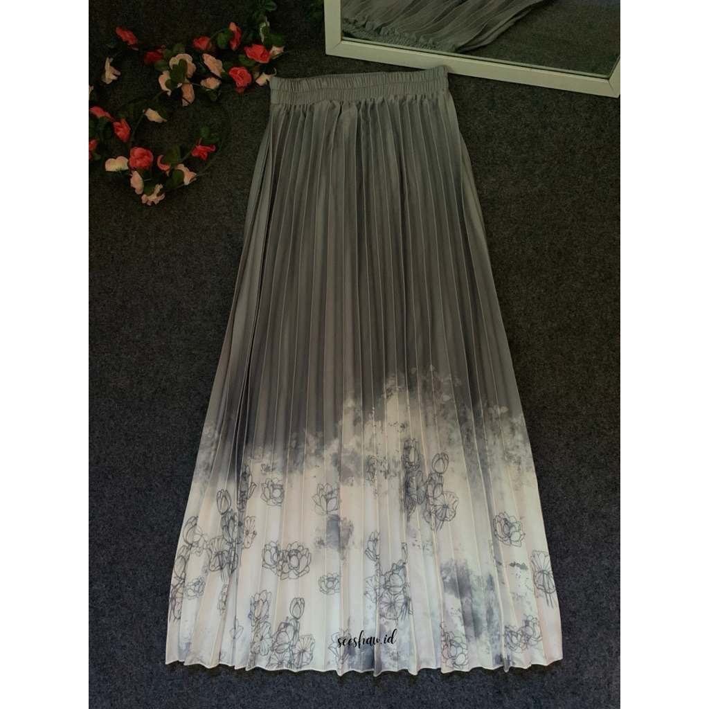 Rok plisket-rok motif-rok lucu-rok mix