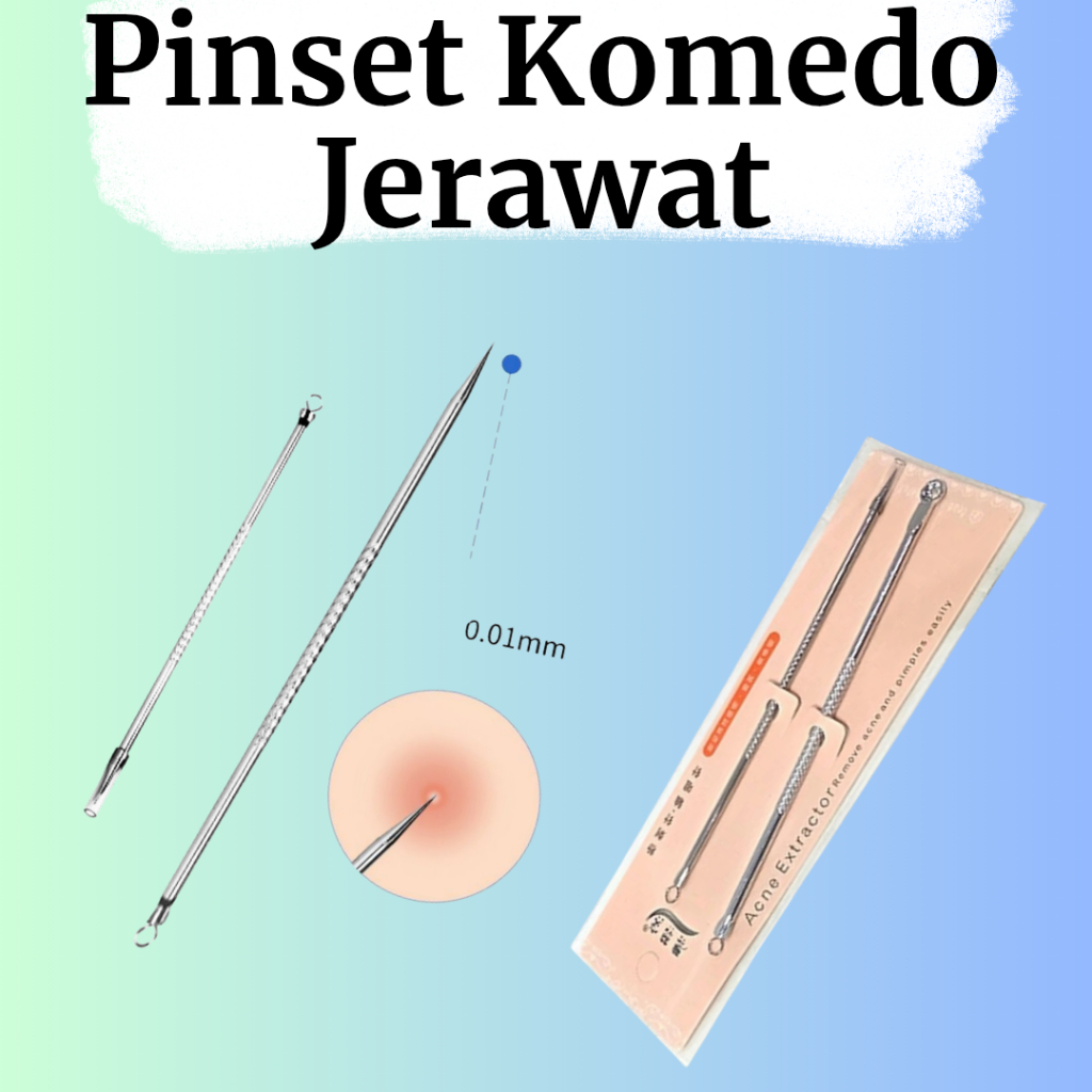Alat Pencet Komedo Dan Jerawat Pinset Pembersih Komedo Jerawat