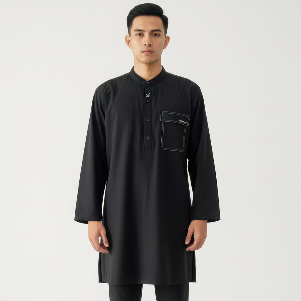 Rabbani - Jubah Koko Muslim Pria Lengan Panjang Dewasa Pandya Exclusive