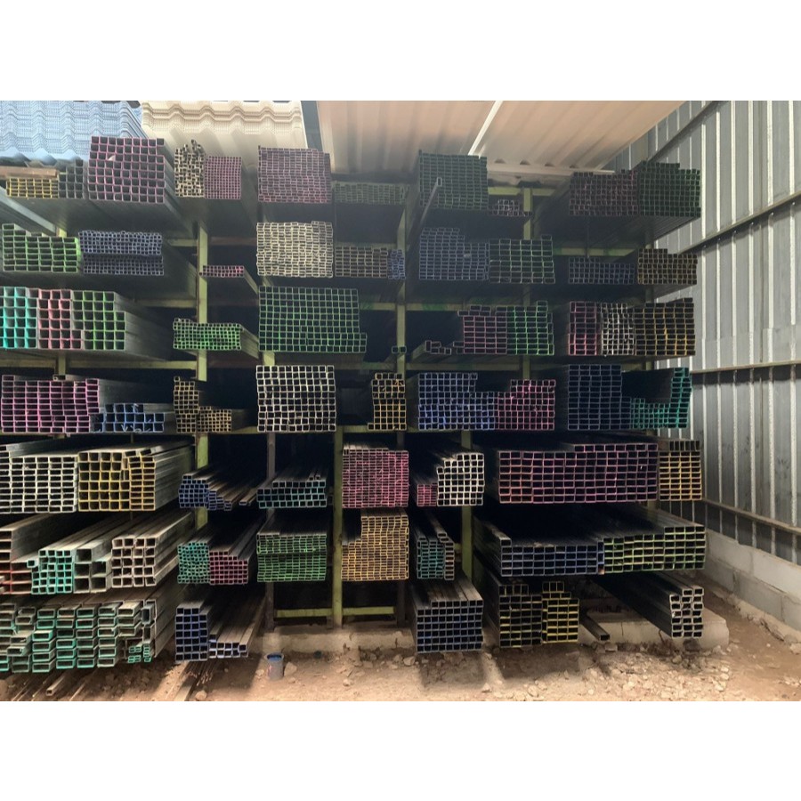 35 x 35 ( 40 x 40 ) Holo Galvanis / Hollow Galvanis Kotak Panjang 6 Meter & Berbagai Ketebalan